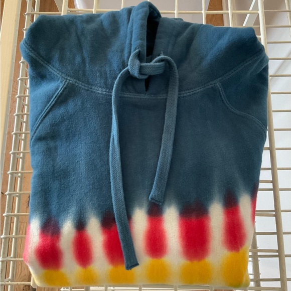 SPIRITUAL GANGSTER Tie-Dye Raglan Hoodie Sweatshirt - Picture 8 of 14